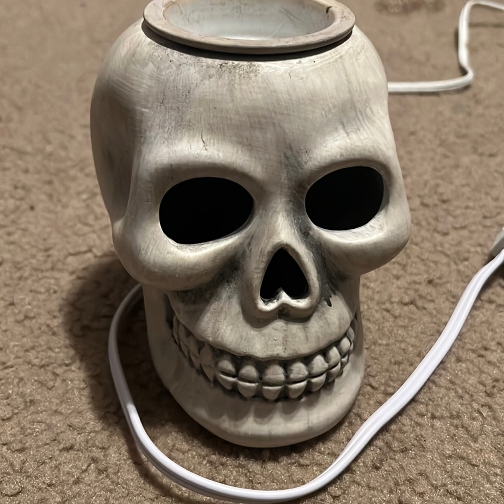 Skull wax warmer